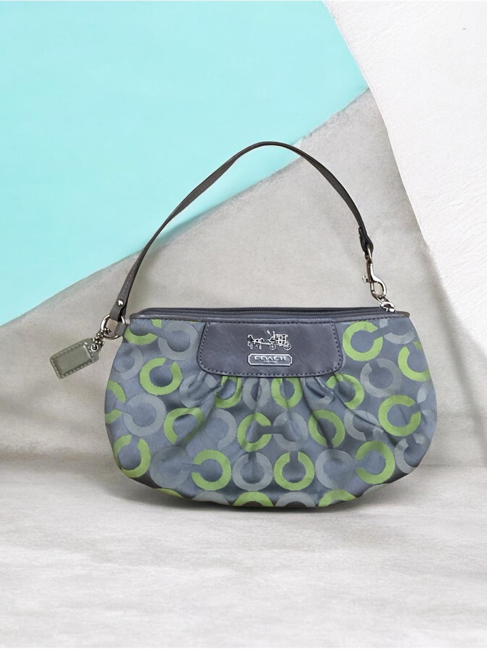 Coach Madison Op Art Large Wristlet/Clutch
